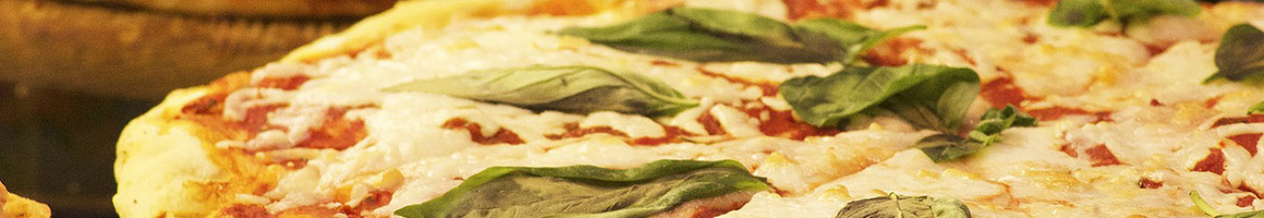 Eating Fast Food Italian Pizza at G&G Pizzeria restaurant in Somerdale, NJ.